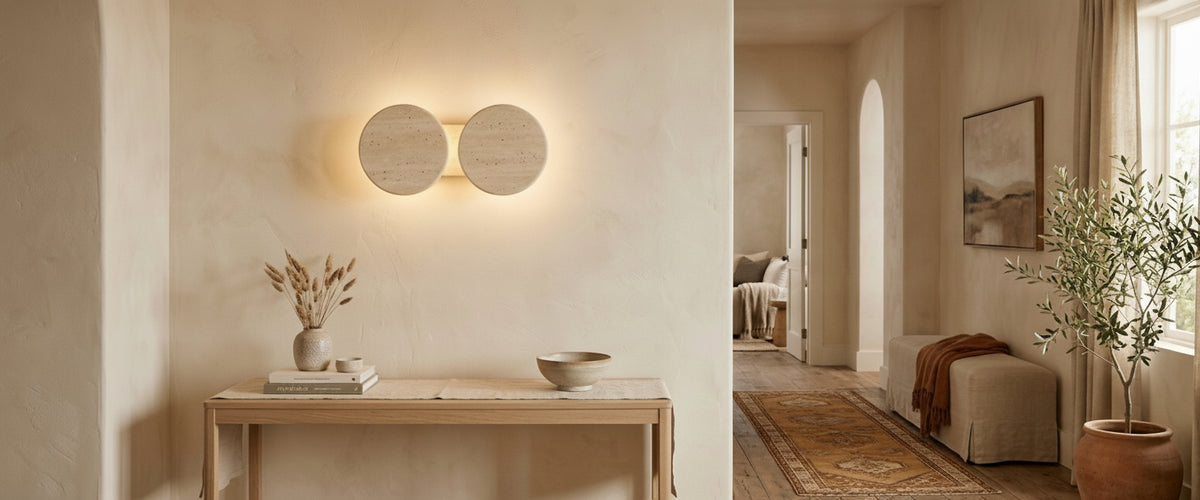 Why a Travertine Duo Wall Light Beats a Single Sconce in Most Rooms - travertine duo wall light