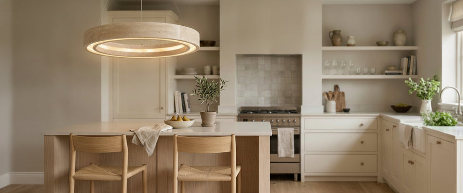 Why Your Travertine Pendant Light Is Probably Hanging Too High - travertine pendant light