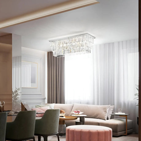 Crystal Flush Ceiling Lights