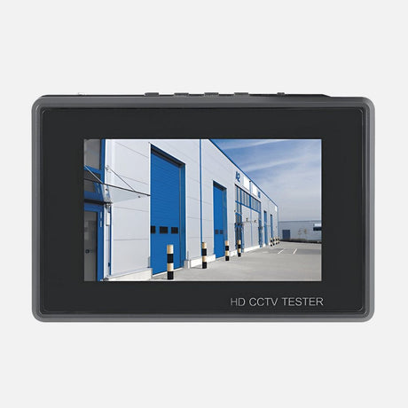 A Dell computer monitor with a black screen, featuring a simple rectangular design. The power button and additional controls are located on the lower right of the frame.