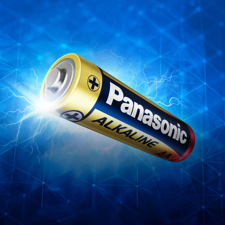 The image shows the Panasonic logo with the brand name written in bold blue letters on a white background.