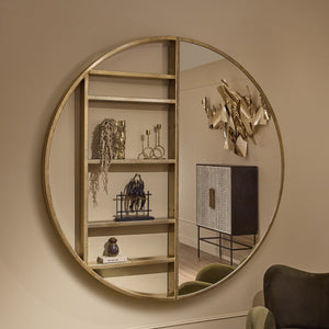 Gold Round Mirrors