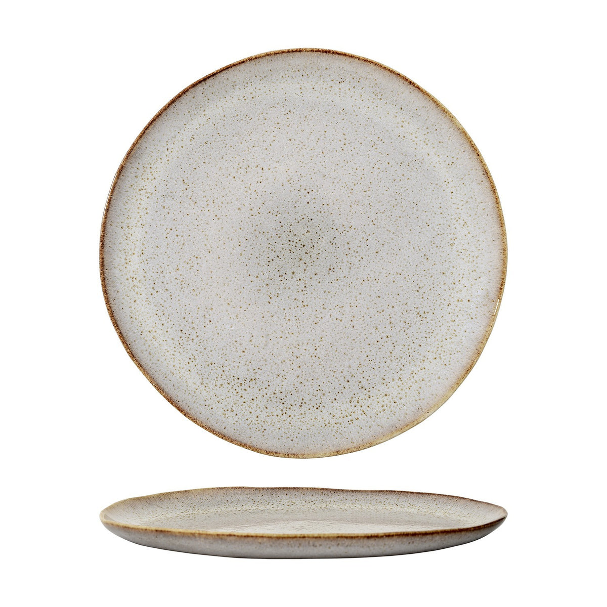 Sandrine Speckled Stoneware Side Plate - Grey