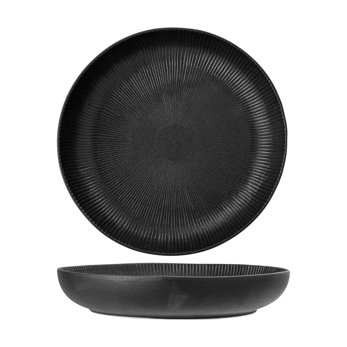 Neri Stoneware Bowl 33cm - Black