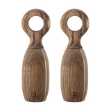 Martim Wooden Salt & Pepper Grinders Set of 2 - Brown