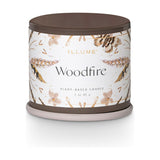 Woodfire Demi Vanity Tin Scented Candle