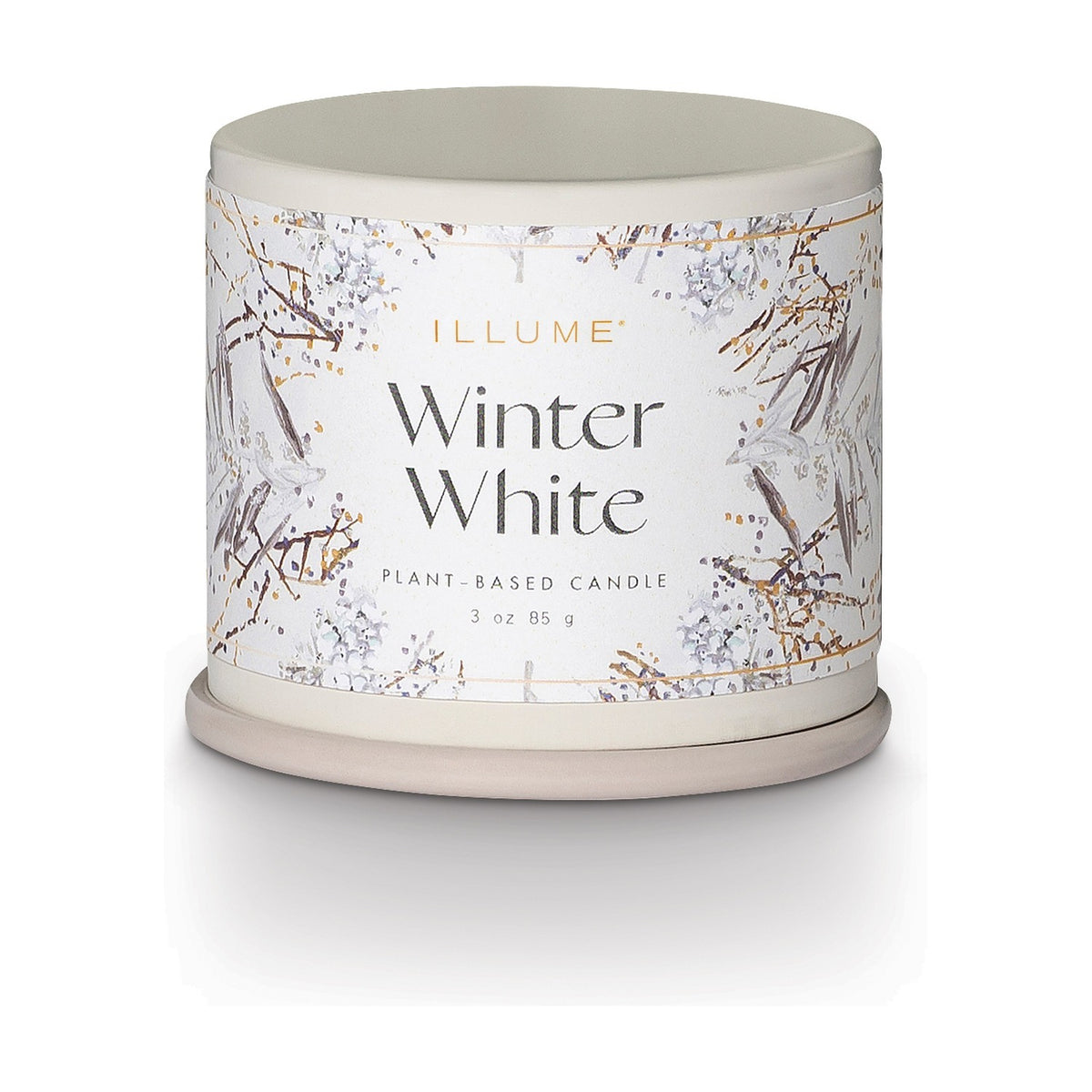 Winter White Demi Vanity Tin Scented Candle