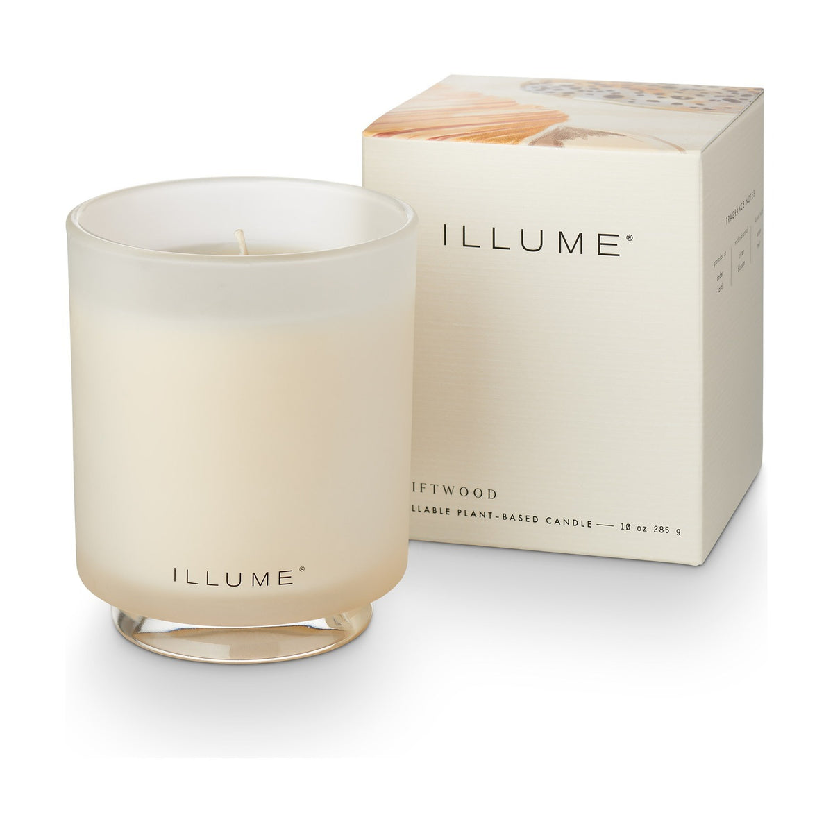Driftwood Boxed Glass Scented Candle