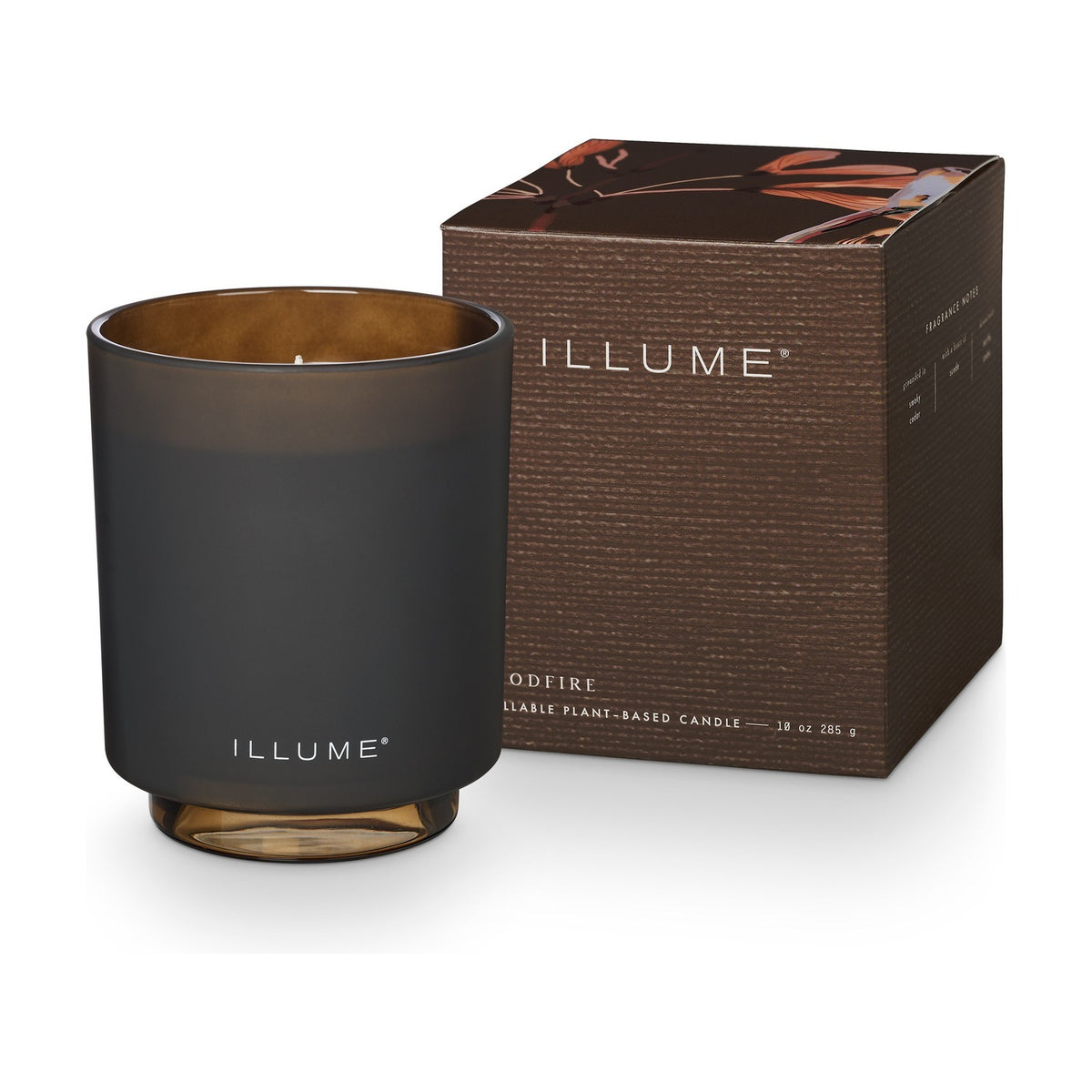 Woodfire Boxed Glass Scented Candle