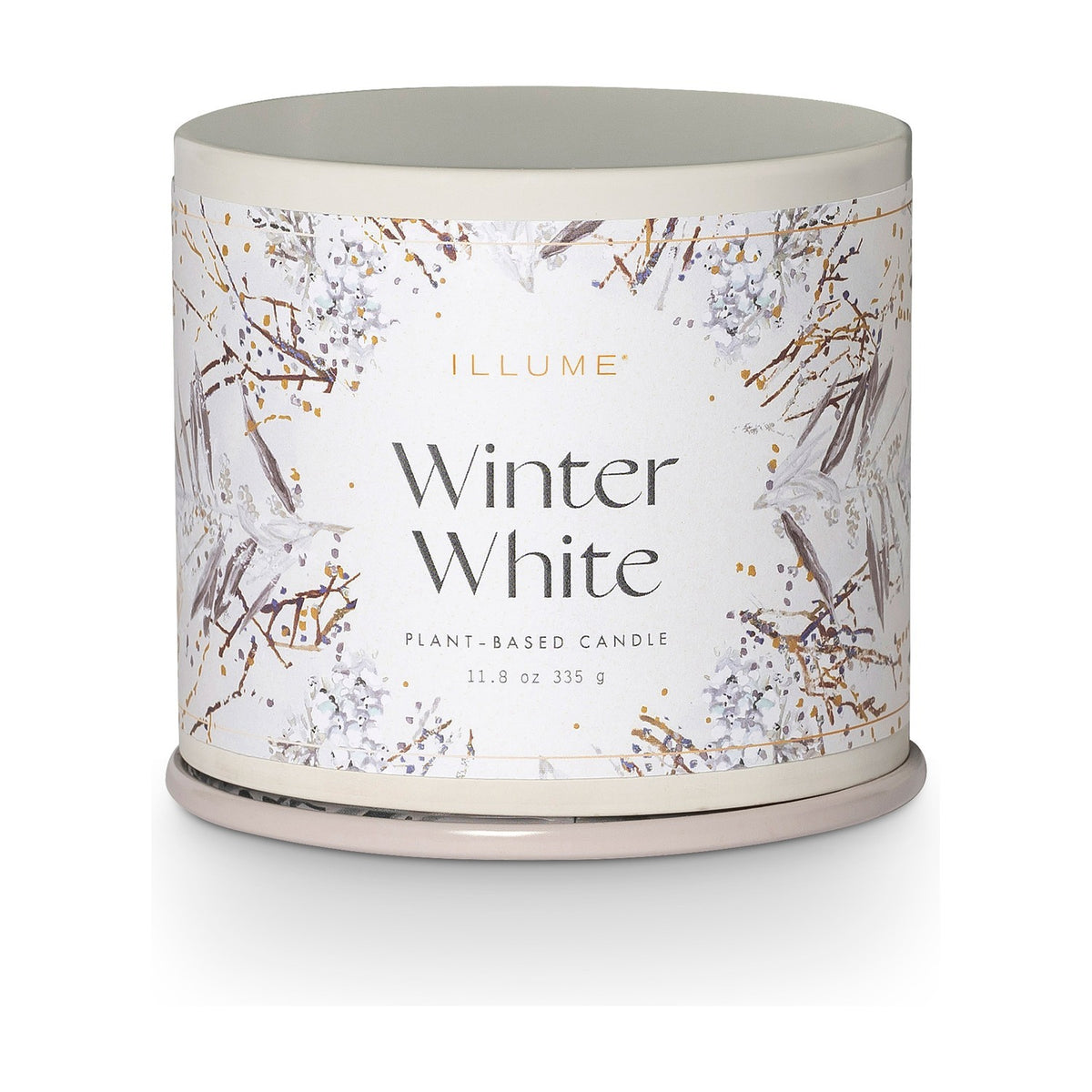 Winter White Vanity Tin Scented Candle