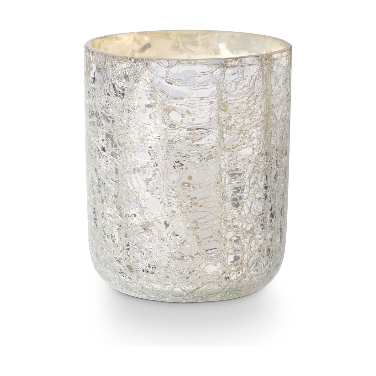 North Sky Crackle Glass Scented Candle 9cm