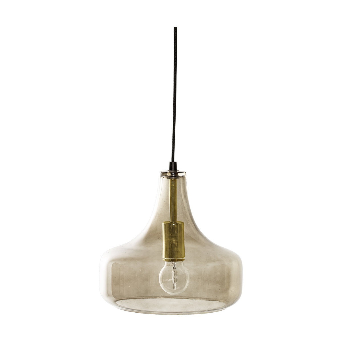 Yuser Glass Pendant Light - Brown