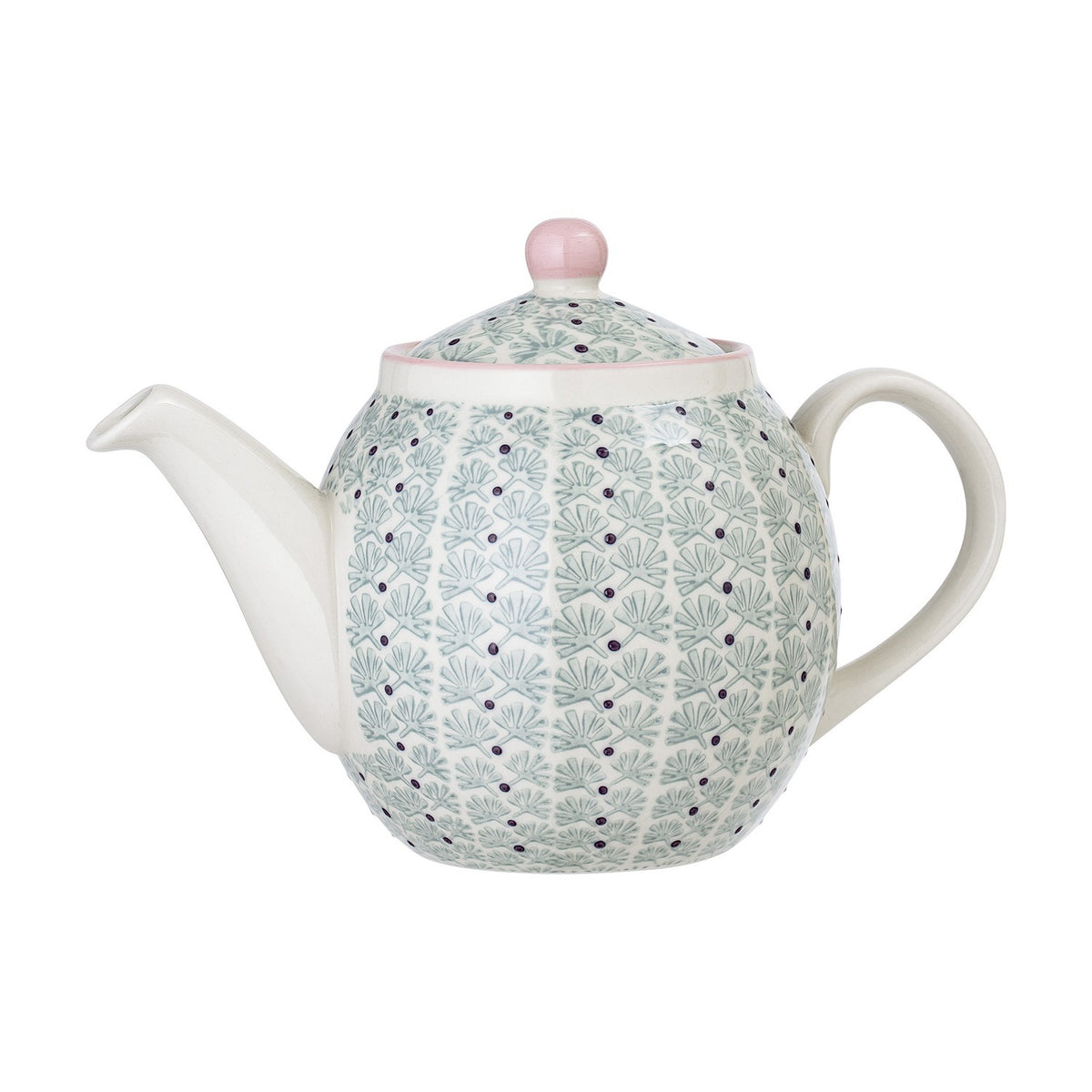 Maya Stoneware Teapot 1200ml - Green
