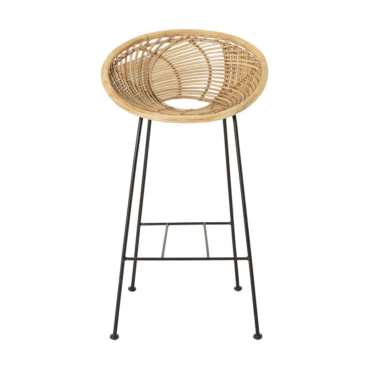 Yonne Rattan Bar Chair - Beige