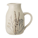 Bea Crackle Stoneware Jug 1500ml - Cream