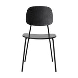 Monza Wooden Dining Chair - Black