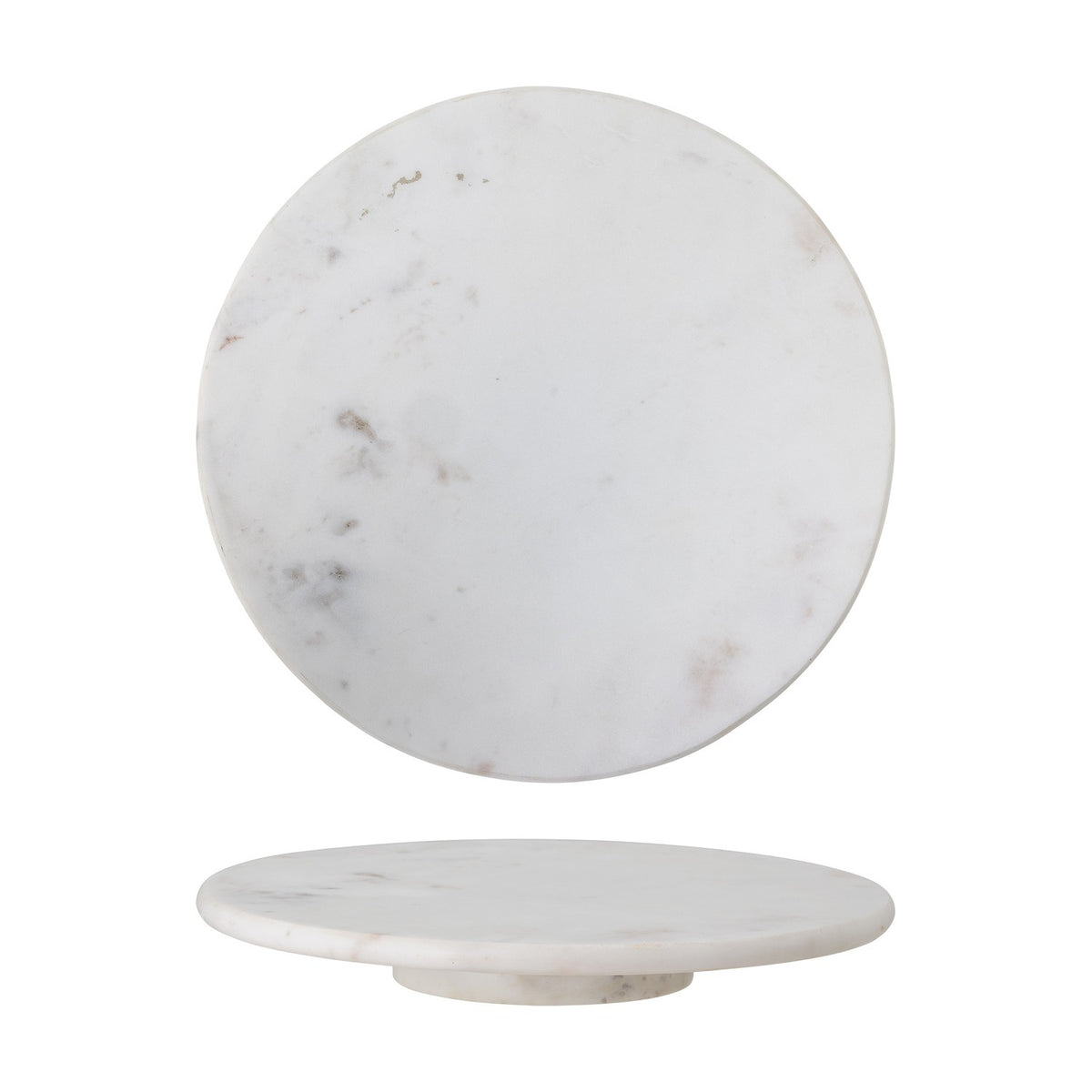 Ellin Marble Lazy Susan - White