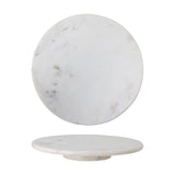 Ellin Marble Lazy Susan - White