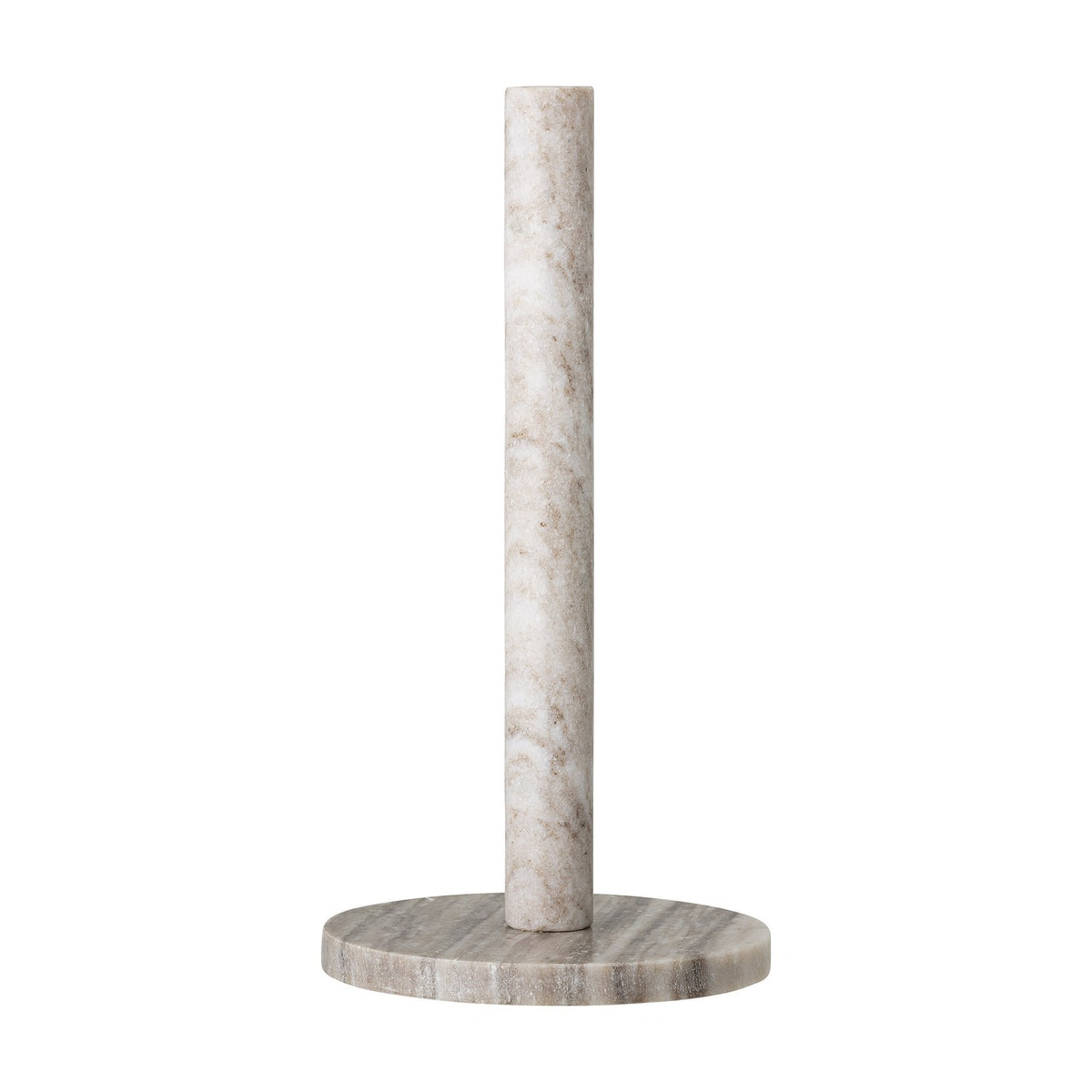 Emy Marble Kitchen Roll Holder - Beige