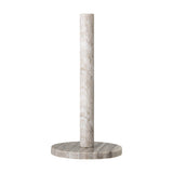 Emy Marble Kitchen Roll Holder - Beige