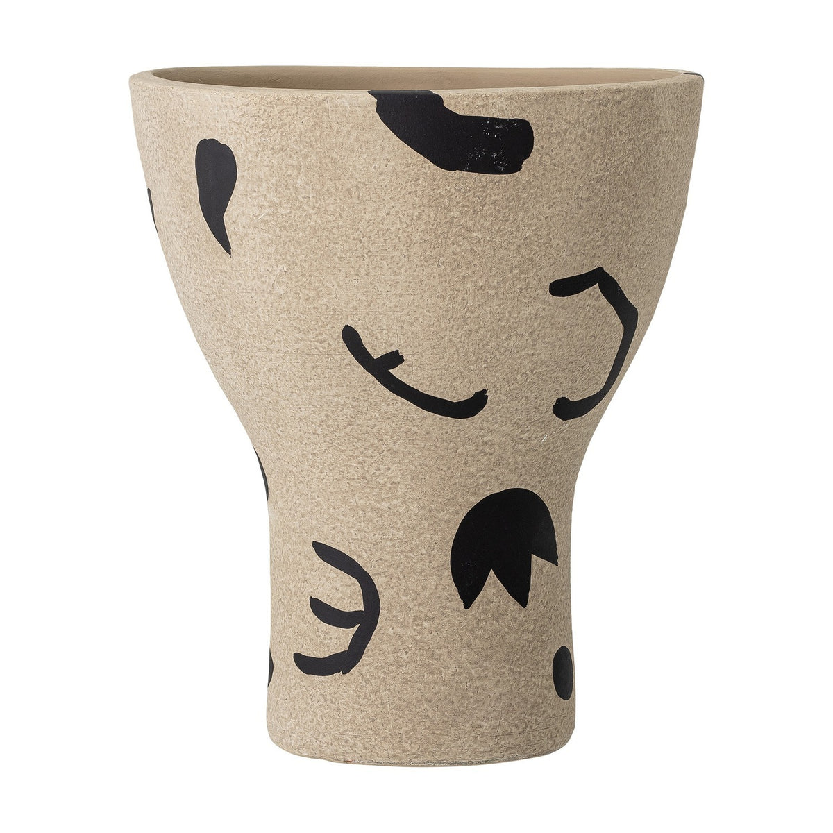 Nans Terracotta Vase 27cm - Natural