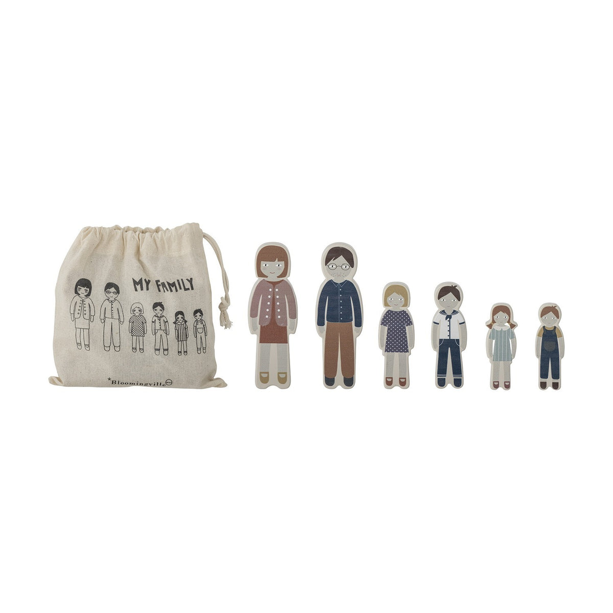 Wilton Play Figure Set of 6 - Multi
