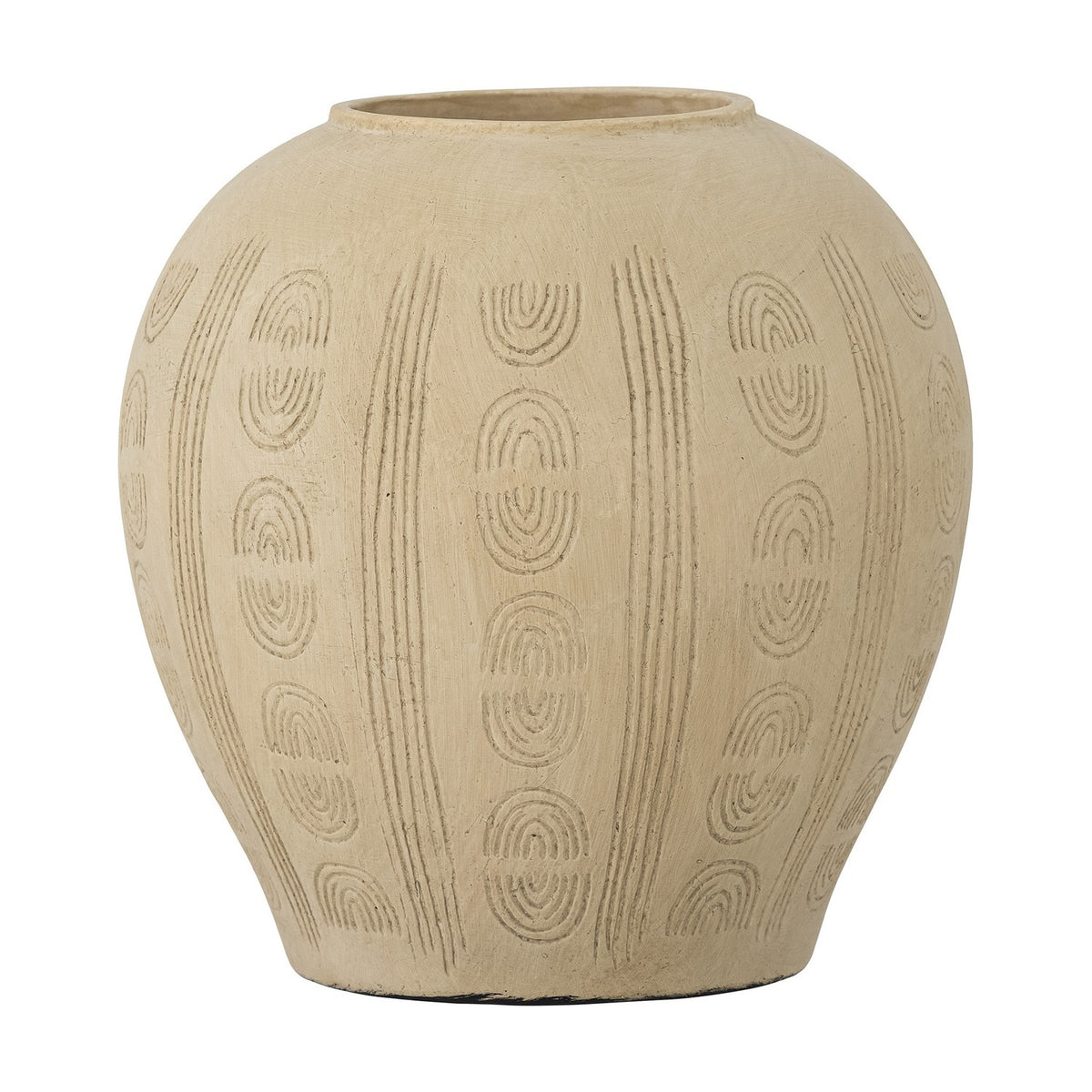 Taym Terracotta Vase 20cm - Natural