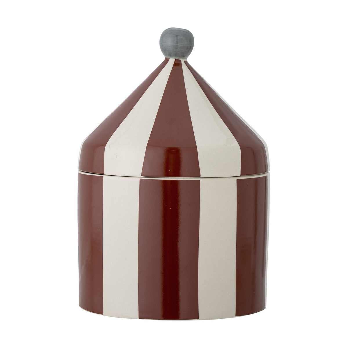 Cimmi Circus Tent Stoneware Storage Jar with Lid 1150ml - Red