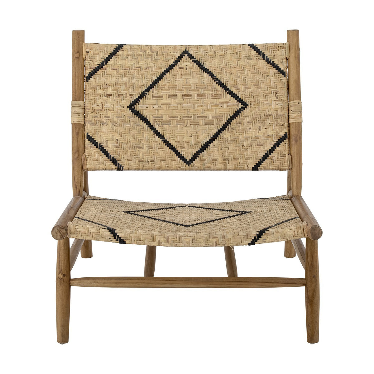 Lennox Wooden Lounge Chair - Natural