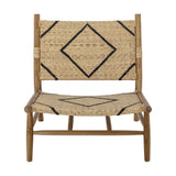 Lennox Wooden Lounge Chair - Natural