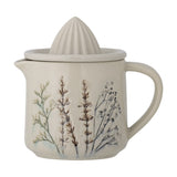 Bea Floral Stoneware Lemon Squeezer - Cream