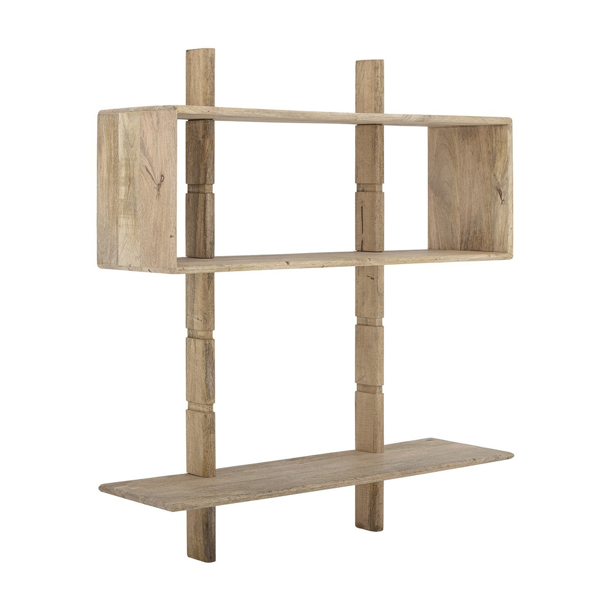 Millian Wooden Wall Shelf 110.5x96.5cm - Beige
