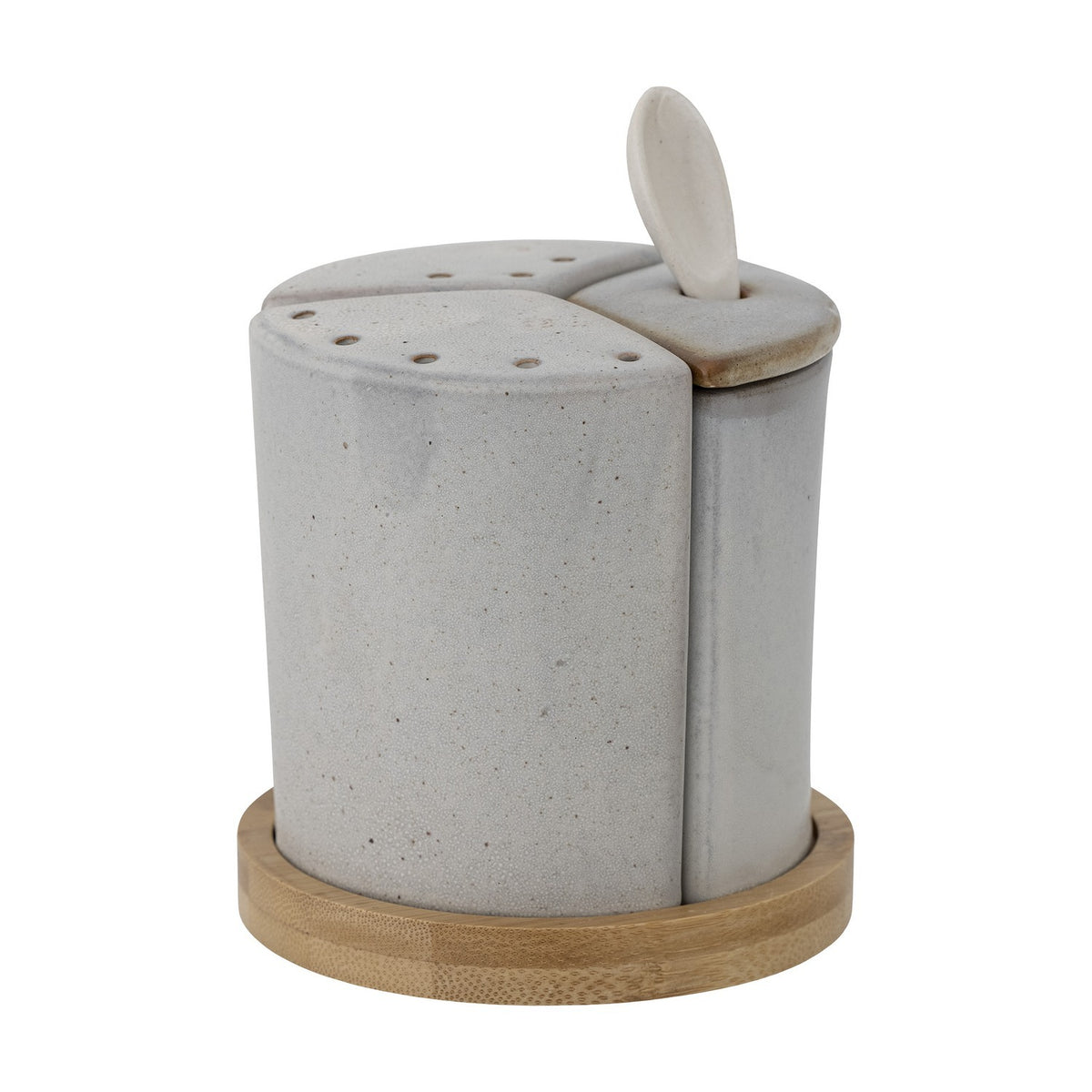 Josefine Stoneware Salt & Pepper Shakers - Grey