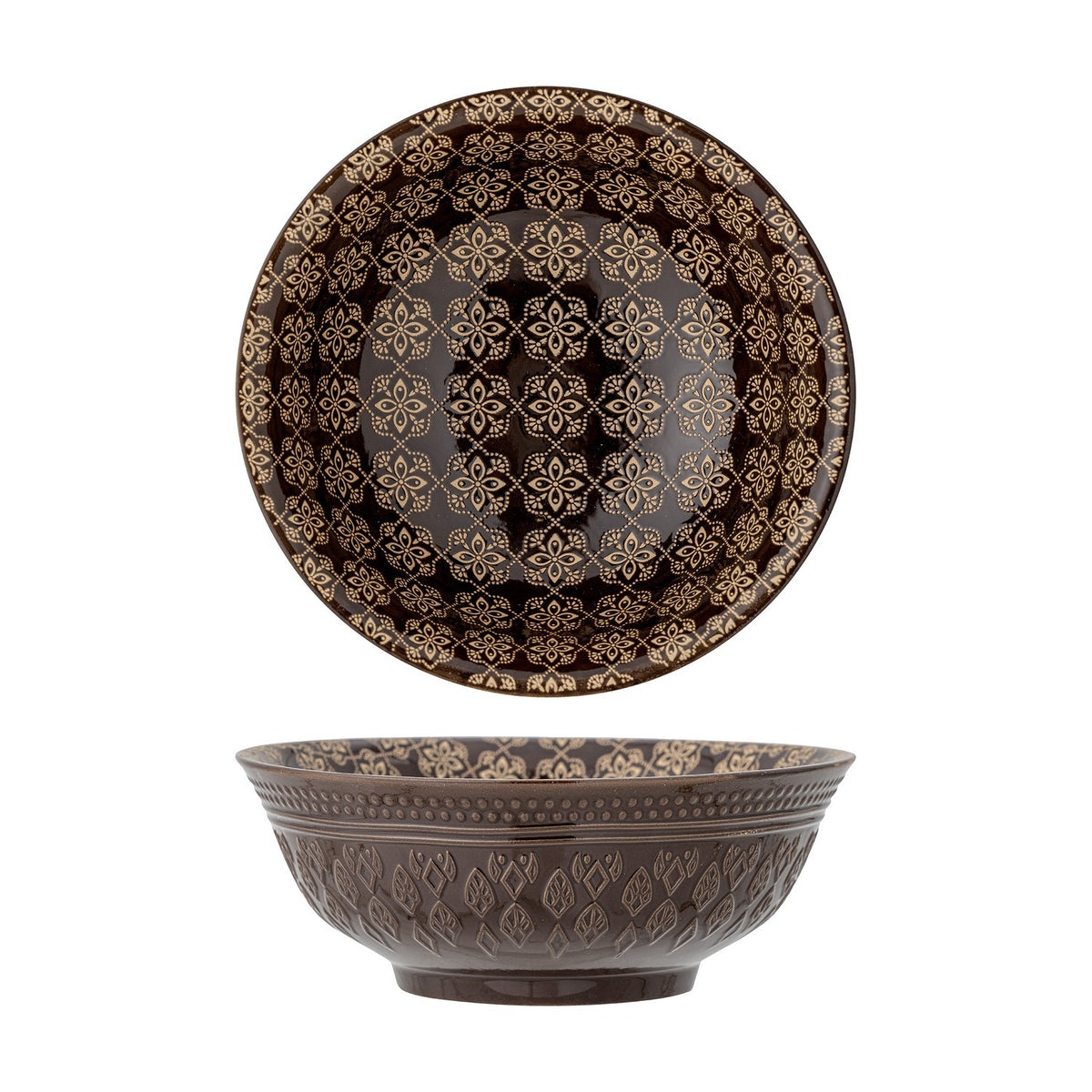 Marsala Stoneware Bowl 21cm - Brown