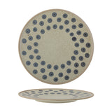 Tinni Dotted Stoneware Dinner Plate - Beige
