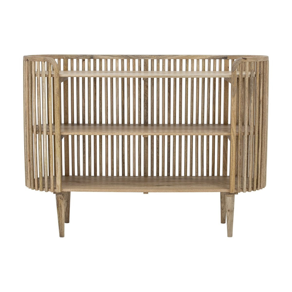 Sali Wooden Bookcase - Beige