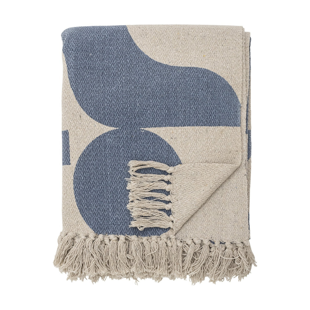Agno Cotton Throw - Blue