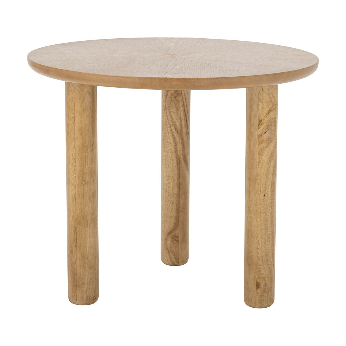 Noma Round Wooden Coffee Table - Beige