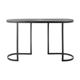 Carter Geometric Wooden Console Table - Black