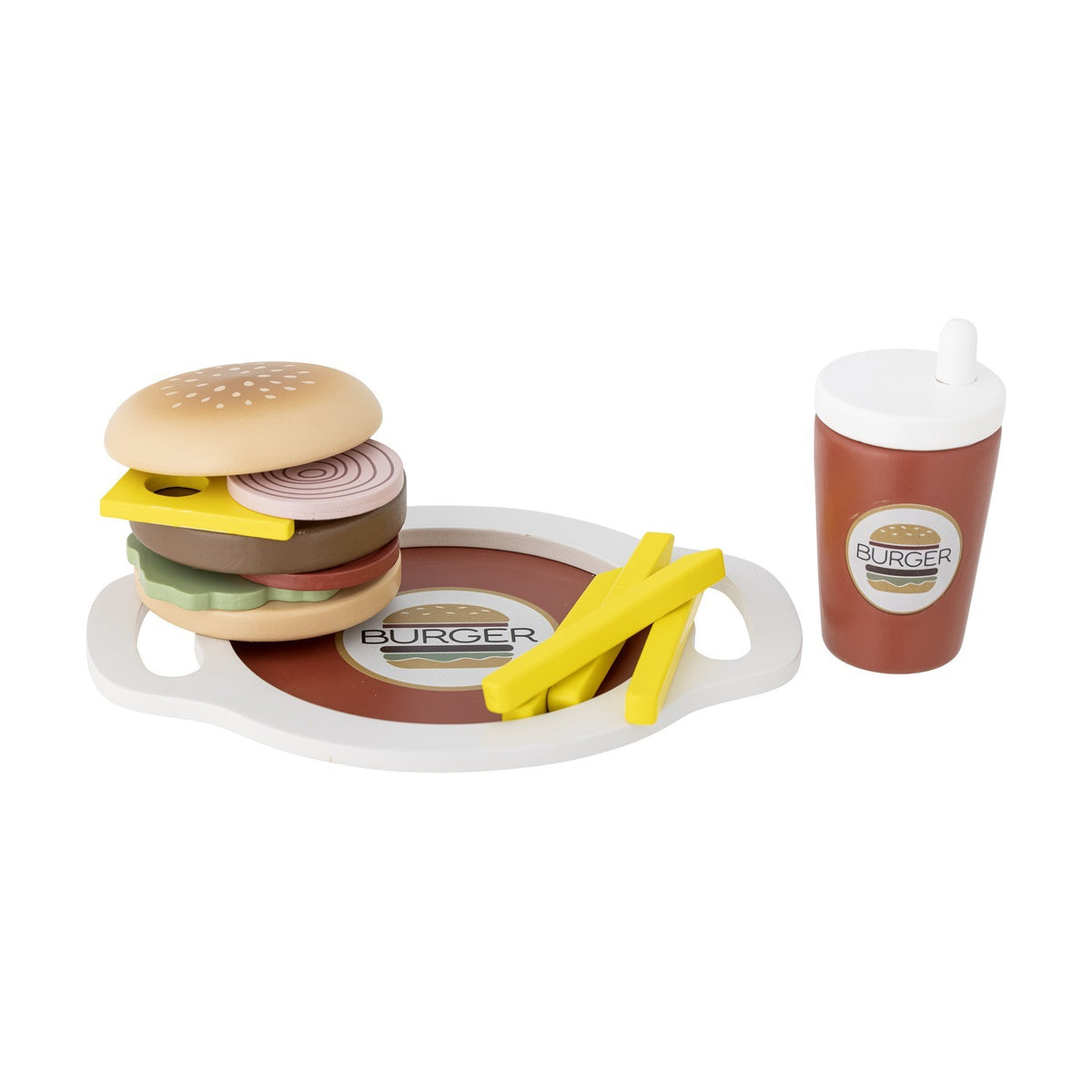 Jools Play Food Set of 13 - Brown