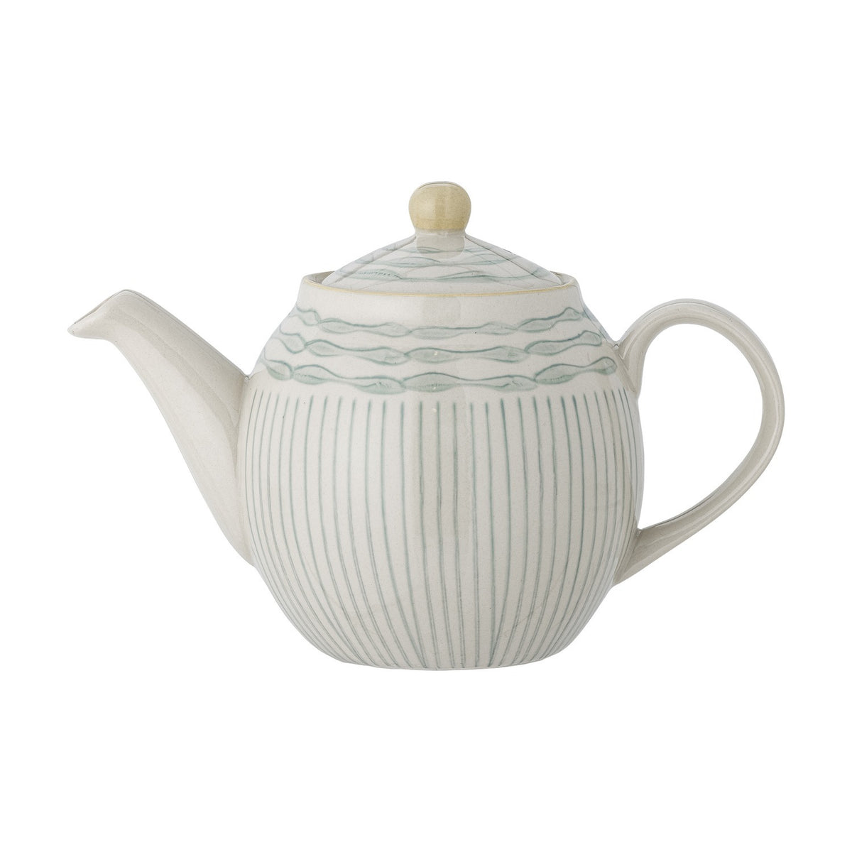 Maple Stoneware Teapot 900ml - Cream