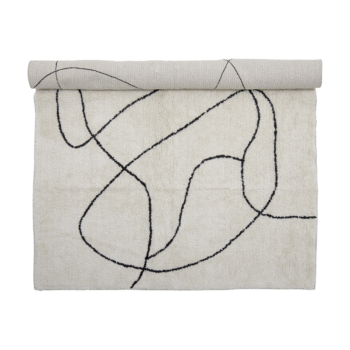 Viga Cotton Rug 180x120cm - White