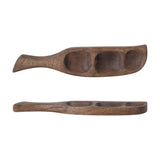 Thorun Wooden Bowl 40x9cm - Brown