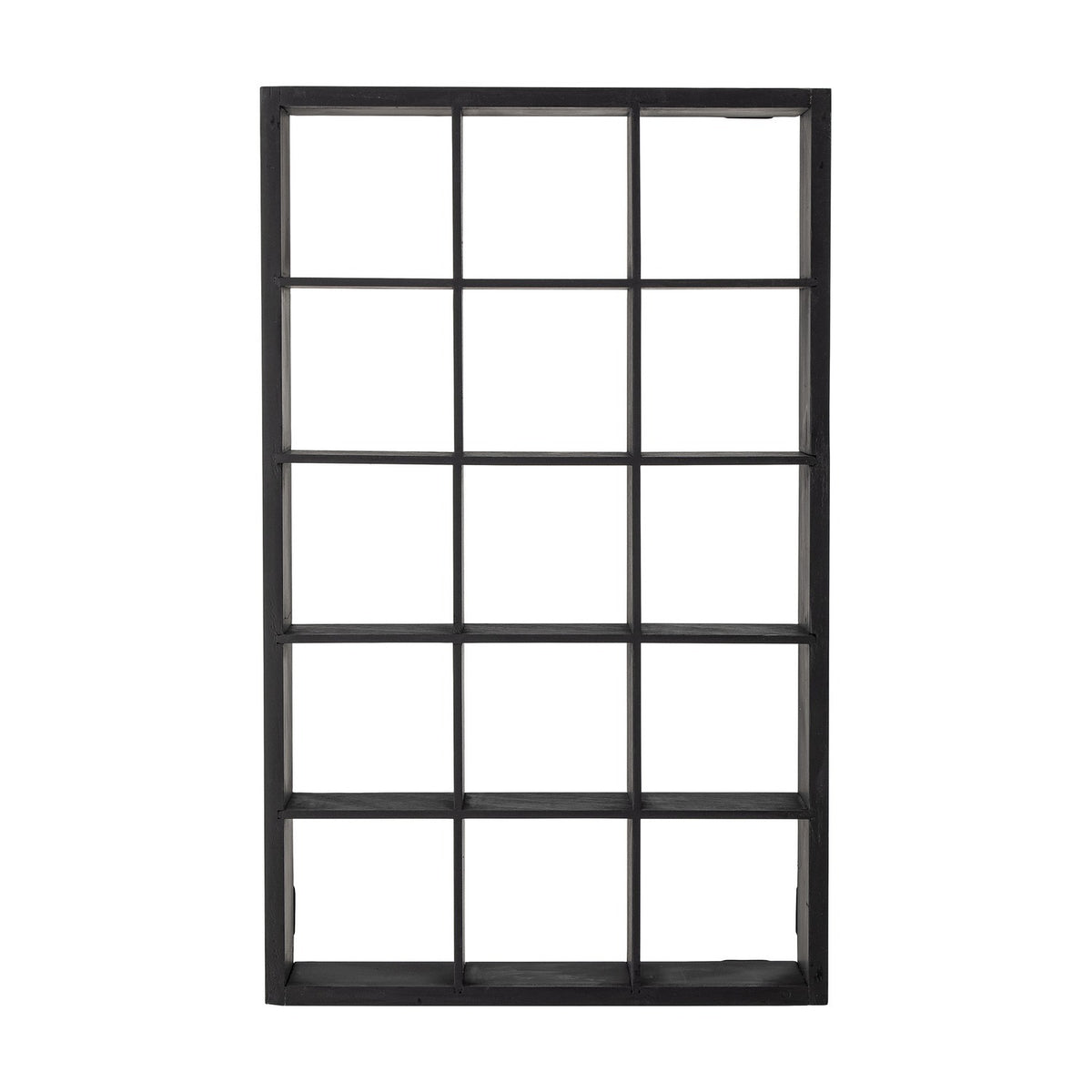 Olinn Wooden Wall Shelf - Black