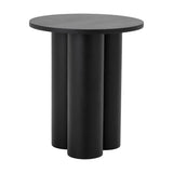 Aio Round Side Table - Black