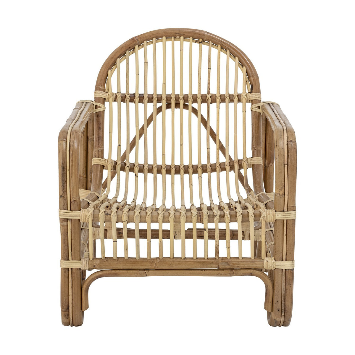 Baal Rattan Lounge Chair - Brown
