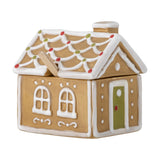 Ginnie House Ceramic Christmas Jar with Lid & Spoon 349ml - Brown