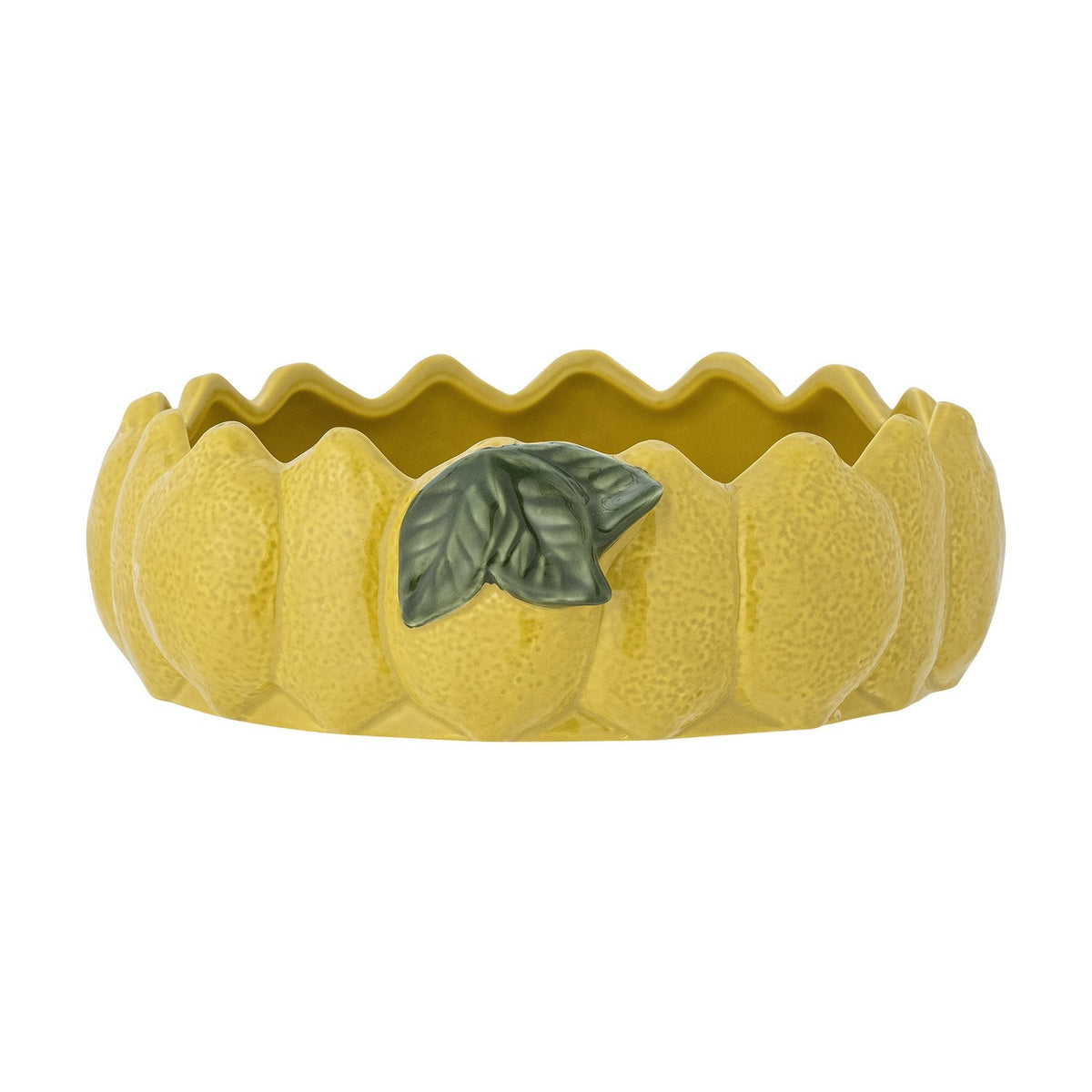 Limone Lemon Stoneware Bowl 21cm - Yellow