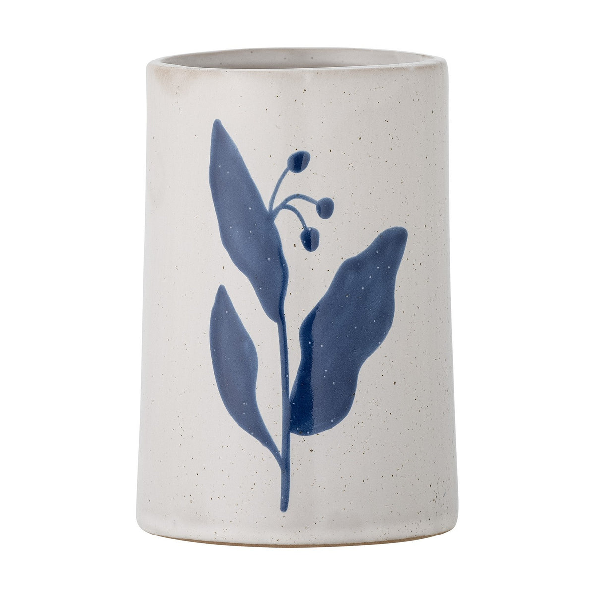 Aurora Floral Stoneware Tumbler - White