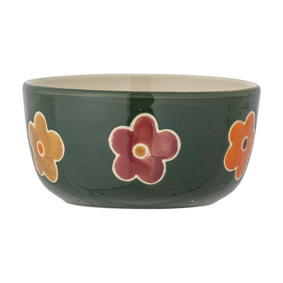 Addy Stoneware Bowl 12cm - Green